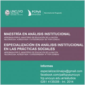 Maestría en Análisis Institucional