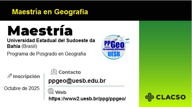 Maestría en Geografía
