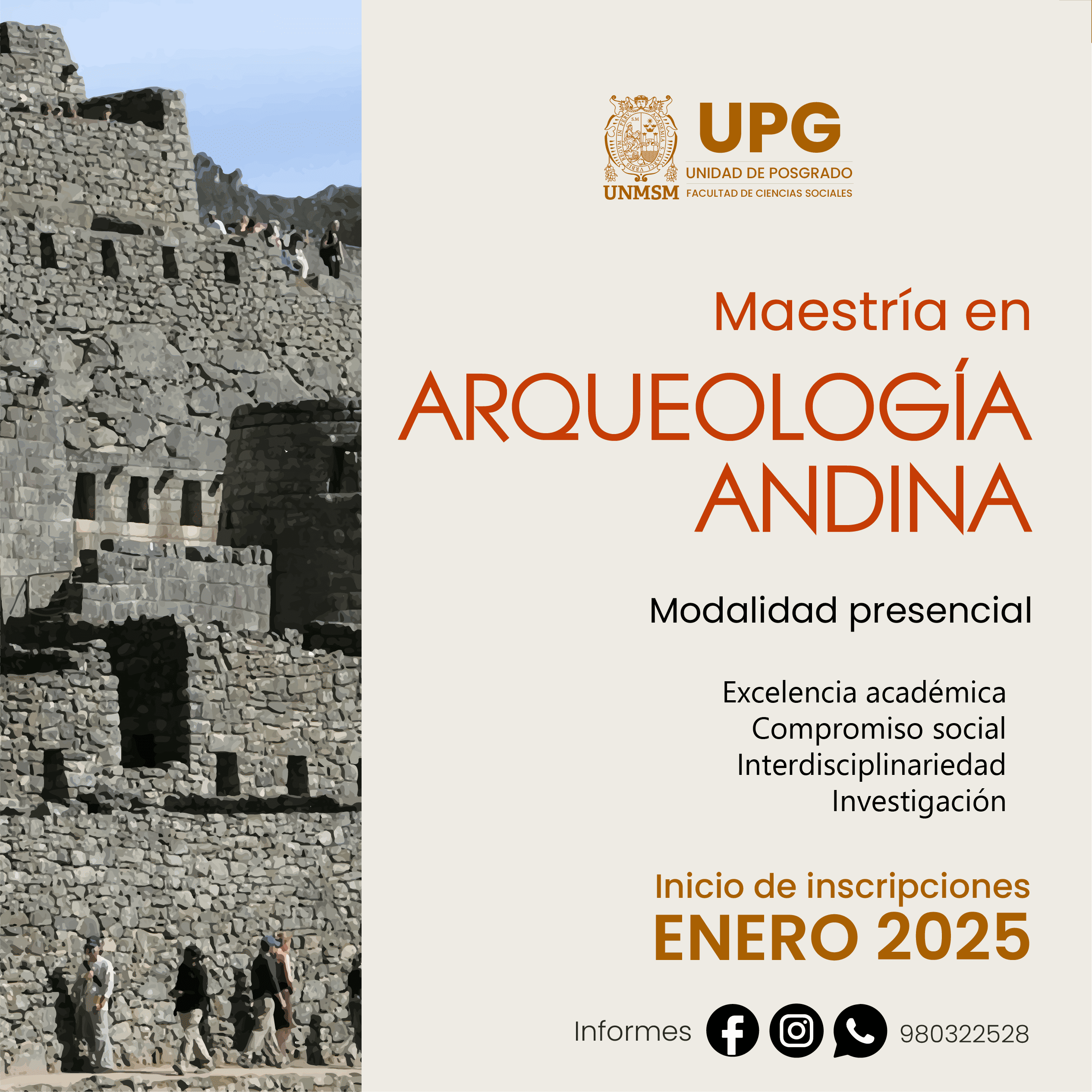 Maestría en Arqueología Andina