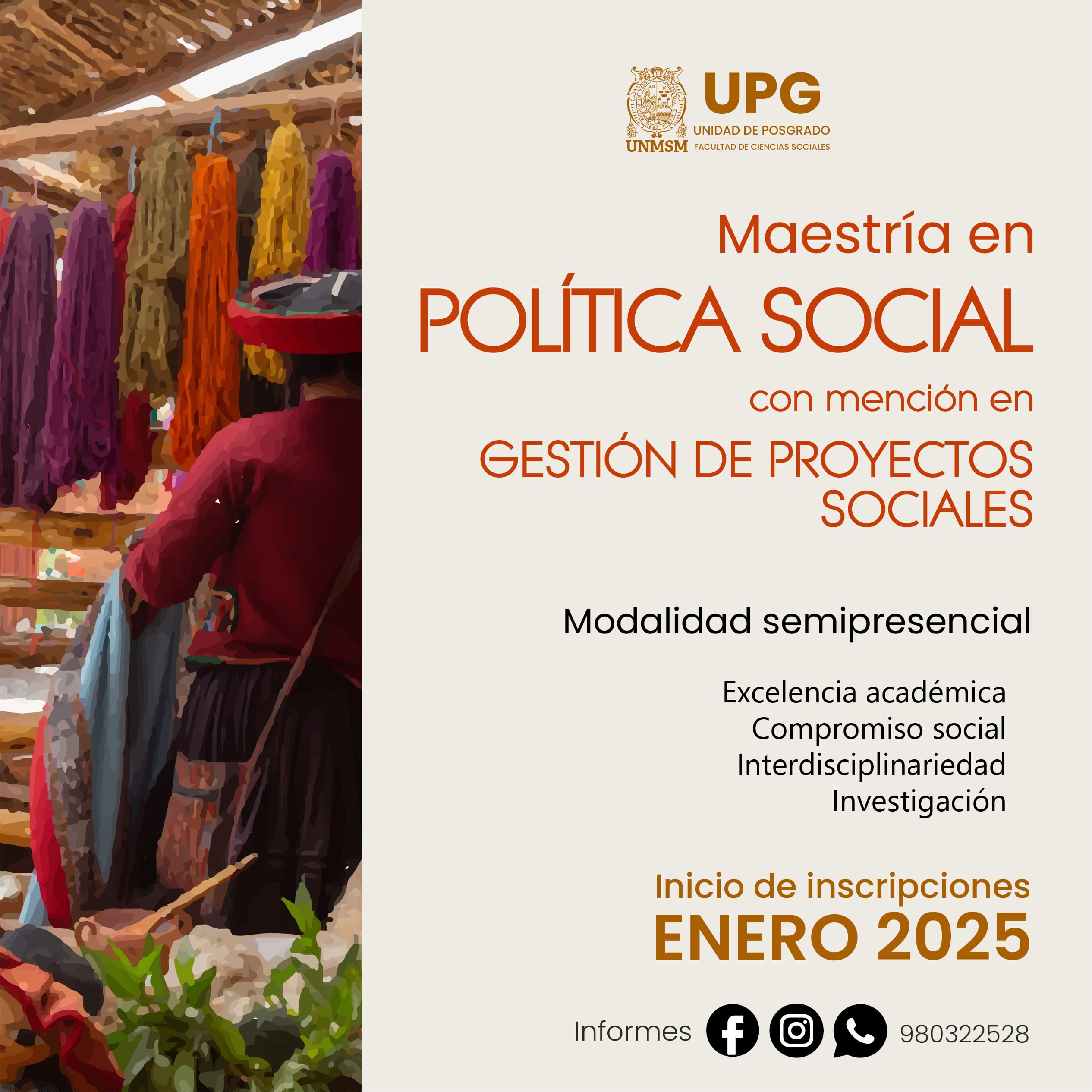 Maestría en Política Social Mención Gestión de Proyectos Sociales