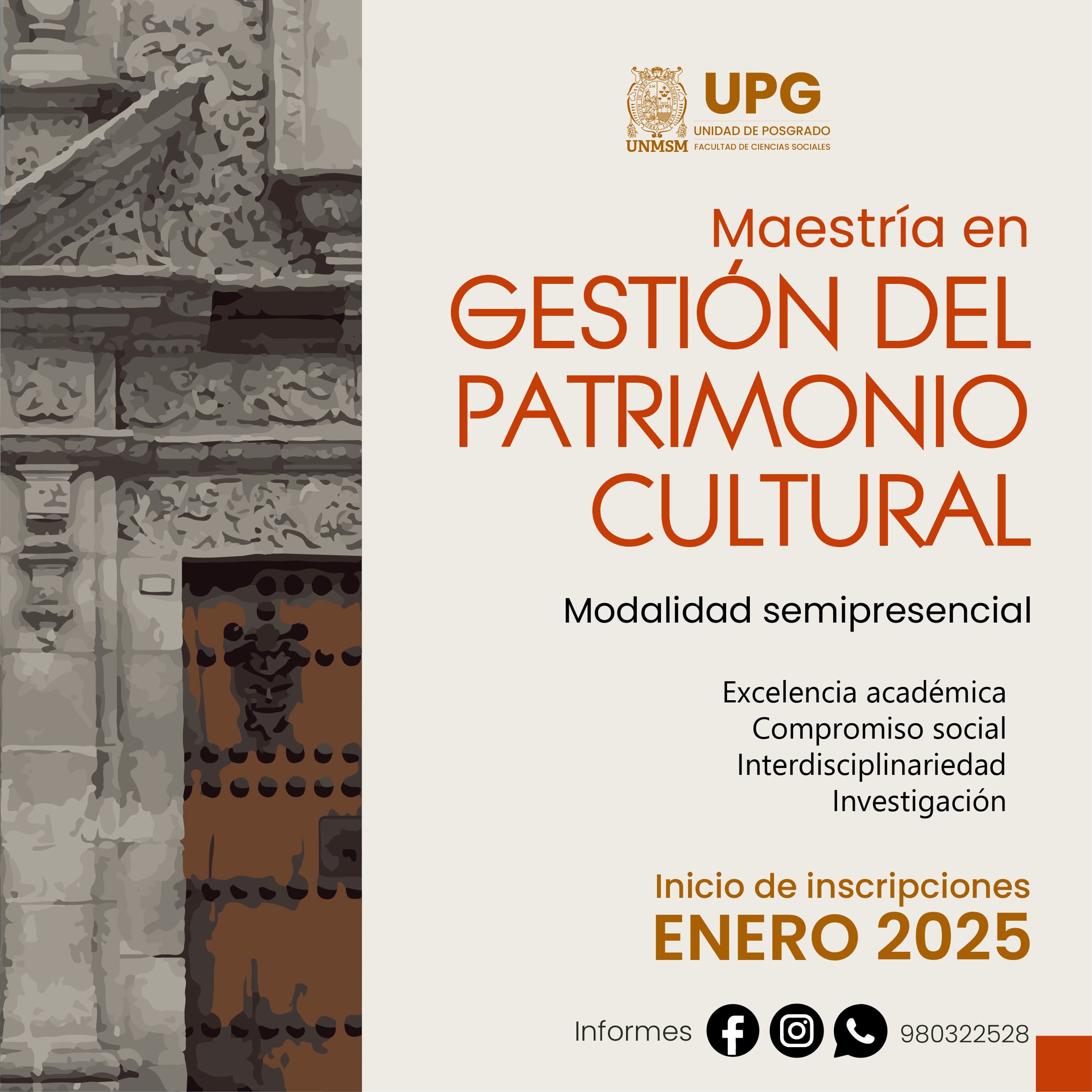 Maestría en Gestión del Patrimonio Cultural