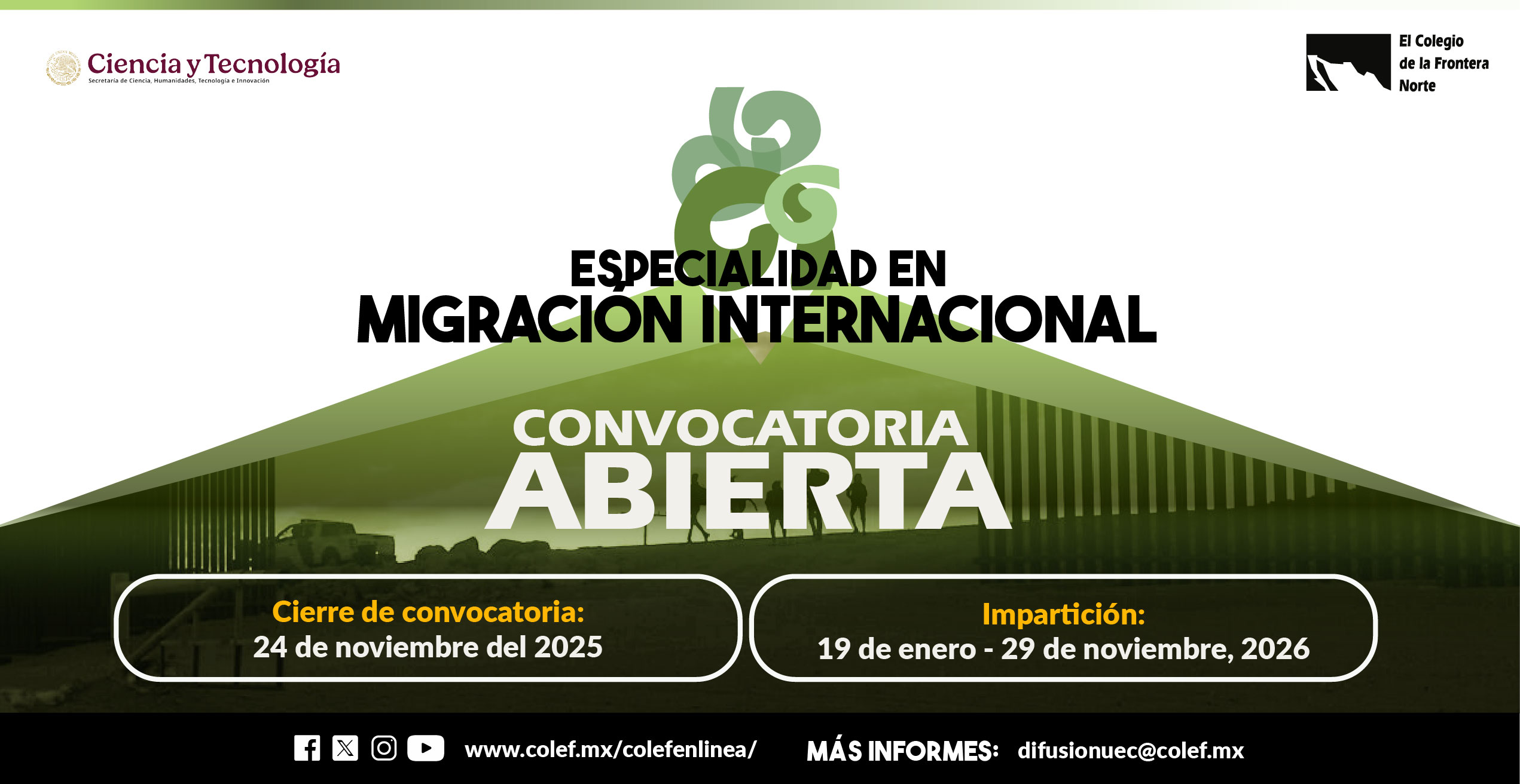 Especialidad en Migración Internacional