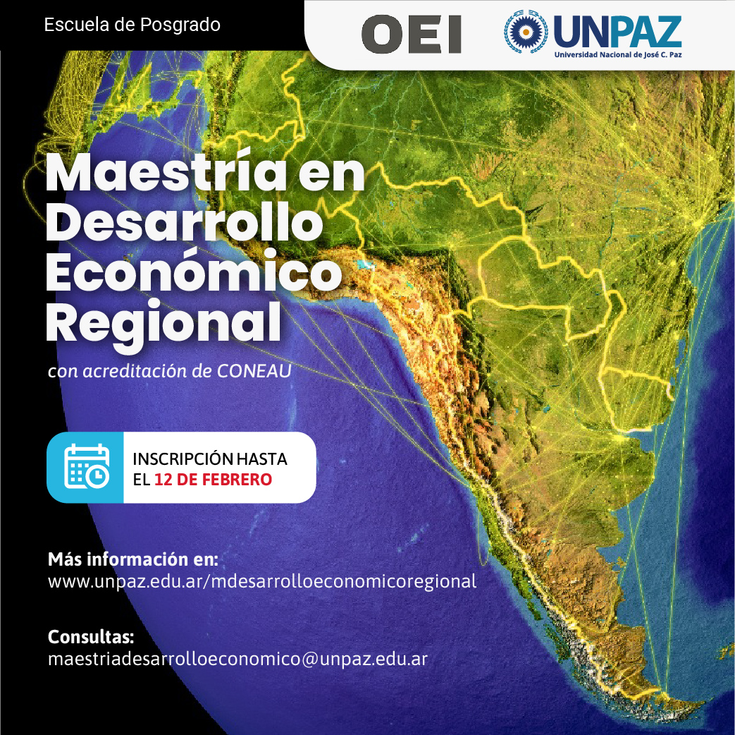 Maestría en Desarrollo Económico Regional
