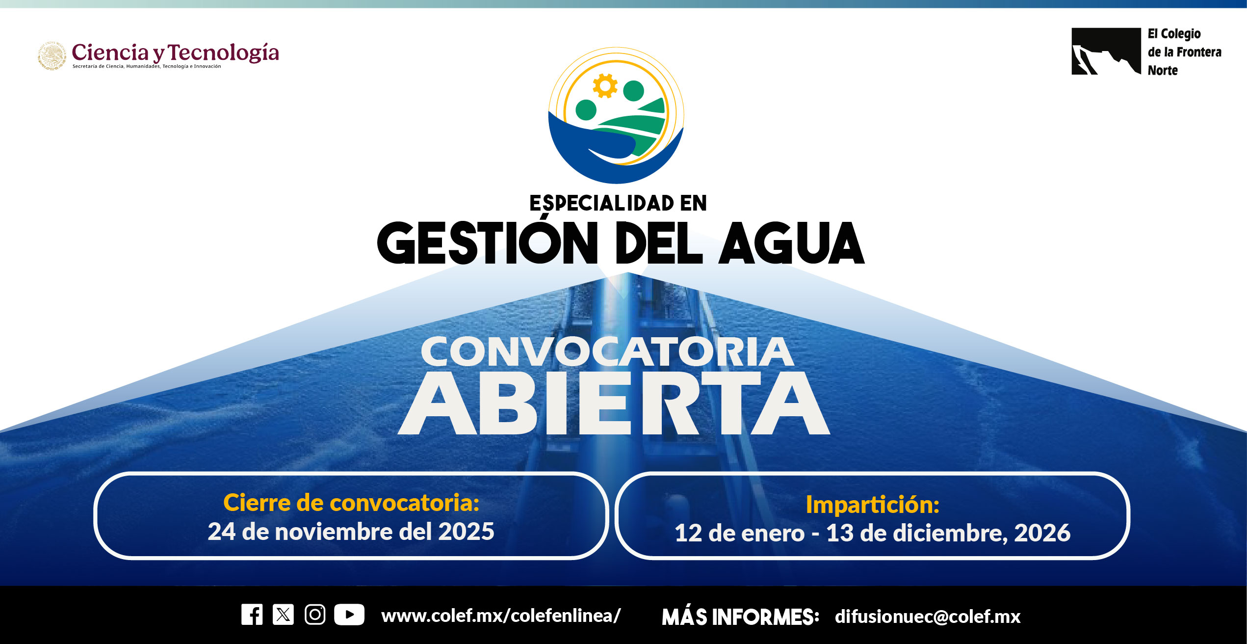 Especialidad en Gestión del Agua